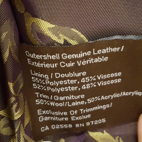 Danier Leather Bomber Jacket - similar to Mackage - Picture 4 of 8